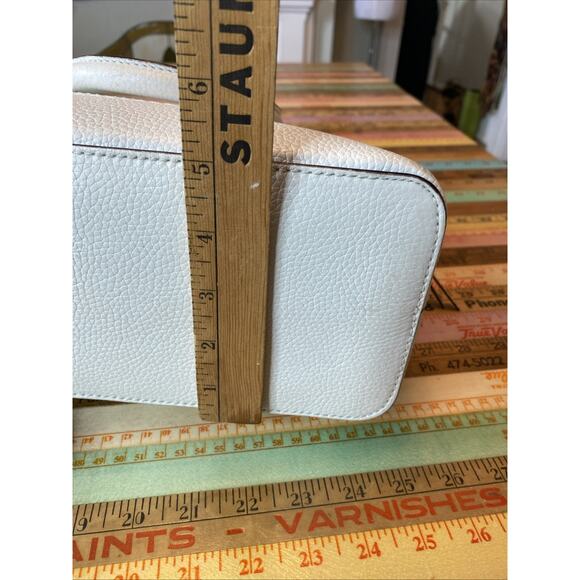 Kate Spade McCall Street Carli Tassel Satchel Crossbody Bag White Classic - Picture 16 of 16